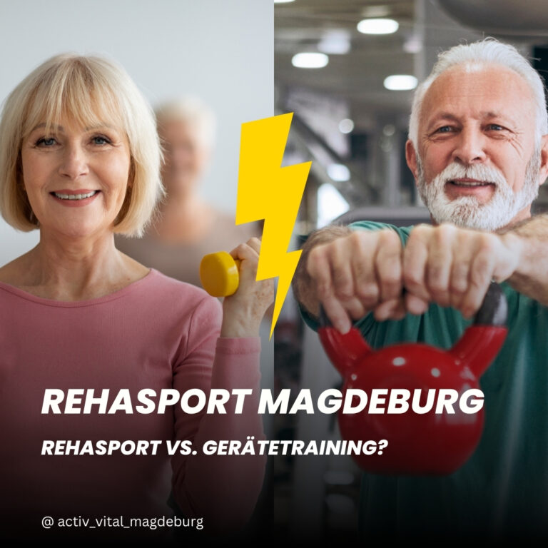 Rehasport in Magdeburg - Rehasport Vs Gerätetraining